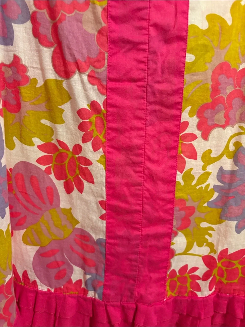 J. Crew Pink Floral Sleeveless Tunic XS 100% Cotton